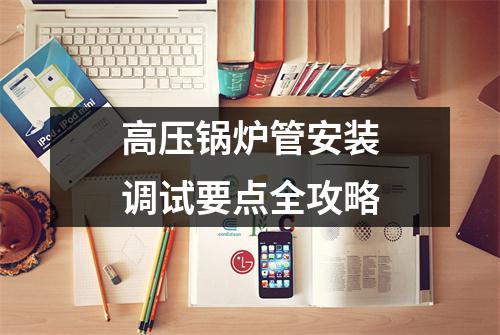 高壓鍋爐管安裝調(diào)試要點(diǎn)全攻略
